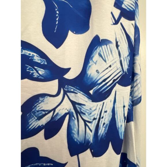 MSRP 49 NEW Large Floral Print V Neck Maxi Size S-M ~ SAME DAY SHIP or NEXT DAY - Picture 4 of 7